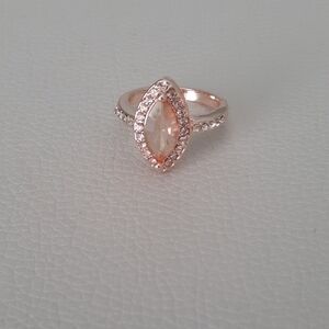 Champagne Color Ring Rose Gold Fashion Ring